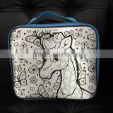 Animation Style DIY Schoolbag Graffiti Bag Children Hand Bag thumbnail-5