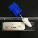 Shank Diameter 2.3mm Medium Type Ceramic Burr For Nail 1 Piece Huaxing Flame Head Huaxing Head Diameter thumbnail-2