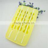 Funny Sugar-coated Berry Shaped 3 Cavity Silicone Ice Tray Mold With Sticks thumbnail-1