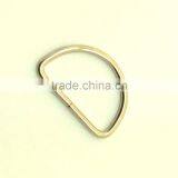 Nickel Finish Metal D Ring / Metal Hardware Ring / Steel Rings thumbnail-2