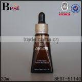 Selling Essential Oil 15ml Frosted Glass Bottle Round Shape Frosted Glass Bottle Massage Oil Black Frosted Glass Dropper Bottle thumbnail-3