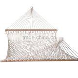 Garden Comfortable Double Rope Cotton Hammock With Carry Bag thumbnail-1
