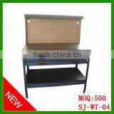 folding steel mental working bench,worktable