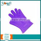 Microwave Oven Durable Eco-Friendly Heat Resistant Silicone BBQ Gloves Set thumbnail-4