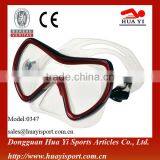 Wide View pc Lens Oem Printed Logo Durable Diving Mask thumbnail-3