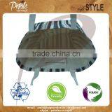 New Design Cotton Canvas Tote Bag With Open Hanging Pocket - Multicolor Allover Stripe Print - Hot Print Bags thumbnail-3