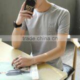 Wholesale Custom Fashion Plain Lightweight Cotton Men T Shirts thumbnail-5