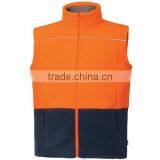 Custom Workwear Uniform Fleece Vest Men Working Safety Reflective Vest thumbnail-1