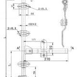 Galvanzied Truck Door Lock for 22mm Tube Door Latch thumbnail-4