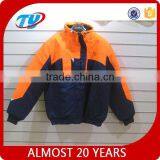 Orange hi Vis Safety Jacket With Reflector thumbnail-1