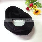 Acrylic Black Color Fashion Winter Knitted Round Neck Scarf Factory thumbnail-6