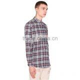 Wholesale European Plaid Flannel Cheap Casual Stylish Cotton Check Shirts for Men thumbnail-2