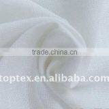 pure white linen and cotton fabric