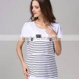 Wholesale Cotton Maternity Clothing Pregnant Mother Outdoor Tops thumbnail-1