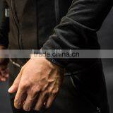 2017 Wholesale Sports Shirt Custom Autumn and Winter Absorbent Heavyweigh Breathable Dry Zipper Long Sleeved Sweatshir Suit Men thumbnail-3