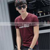 Man T-shirt T Shirt Short Sleeves Tshirt Blank Red White Black Yellow thumbnail-2