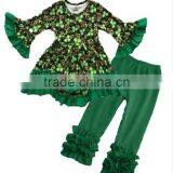 Wholesale Children Outfit Easter Bunny Printed Boutique Clothing Baby Girl Boutique Clothing With Pink Pants thumbnail-5