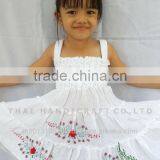 Thai Girls Cotton Children's Clothing Flowers Outfit Design Dress thumbnail-1