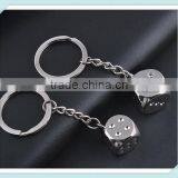 3D Dice Keychains Novelty Metal Keyrings Gifts thumbnail-3