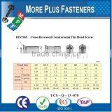 Made in Taiwan Machine Screw ISO 7046 Philips Flat Head Countersunk Stainless Steel and Carbon Steel Zinc Plated thumbnail-5