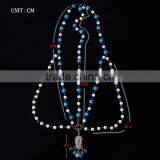 Two Row Wave Tassel Chain Crystal Charm Women Head Hair Headband Headpiece Hot thumbnail-1