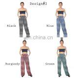 Lofbaz Women's Pattern Printed Wide Leg Palazzo Pants thumbnail-3