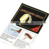 Golden Hip Hop Single Tooth Grillz Cap Top & Bottom Grill for Halloween Jewelry Gifts Bling Custom Teeth Rhinestone Deco thumbnail-3