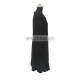 Women Elegant 3/4 Sleeve Black Gashibo Beaded Dress thumbnail-4