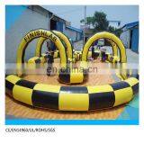 Zorb Ball Air Track/inflatable Air Tumble Track/car Racing Inflatable Air Track for Sale thumbnail-1