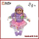 Fashionable singing baby dolls look real
