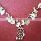 Gypsy Vintage Coins Pendant Tribal Boho Necklace thumbnail-3