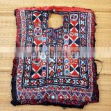 Vintage Mirror work Handmade Kutch patches- Bohemian Kutch embroidered Patch - Banjara Yock neck Patches