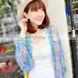 2015 Fashion Design Polyester Chiffon Summer Raglan Sleeves Cape(WX022EL-P) thumbnail-2