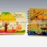 2018 3d Plastic Soft PP/PET Spiral Notebookk Cover thumbnail-4