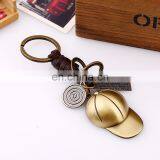 Sports Souvenir Gifts Vintage Baseball Cap Leather Keychain thumbnail-3