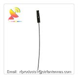 Embedded Rf wifi antenna 2.4G frequency 2dBi gain internal FPC antenna w/U.FL connector and rg 1.13 cable 150mm