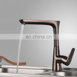 ORB Finish Beautiful Copper Deck Mounted Flexible Single Handle Health Faucet Brass Kitchen Faucet thumbnail-1