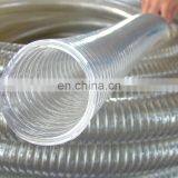 China Supplier Produce Reinforced Spiral Transparent PVC Steel Wire Hose For Oil And Gas thumbnail-2