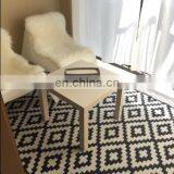 Home Decor Black and White Checkered Rug thumbnail-4
