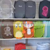 Hot Sale Polyester Collapsible pop up hamper baskets double Laundry Hamper