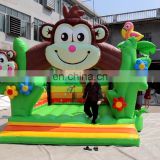 Childhood Inflatable Monkey Jumper Bouncer Kids Children Outdoor Jumping Zoo Bouncy Castle For Sale