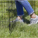 Chain Button Homes for Pets Folding Metal Carriers Cage Dog Metal Pet for Sale thumbnail-5