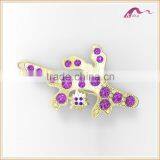 Funny Novelty Designer Crystal Decorative Hair Clips For Bridal Wedding Hair Accessories thumbnail-1