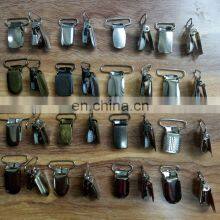 Engraved Heavy Duty Custom Stainless Steel/Iron Pacifier Clips Suspender For Garment thumbnail-5