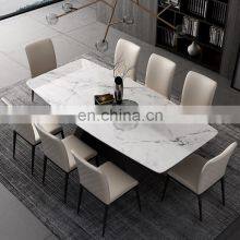 Italian Dining Room Furniture Modern Style 8 Seater Marble Dinning Table thumbnail-2