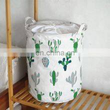 Portable Multipurpose Bucket Handmade Cheap Custom Folding Felt Round Collapsible Laundry Basket thumbnail-3