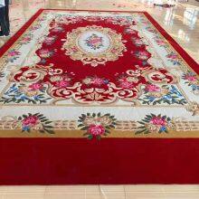 Yamei Lagend Red Color Handmade Tufted European Design Carpet TF22001