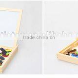 Blackboard Whiteboard Educational Game Wood Baby Child Toy Kids Wood Easel Table Top Easels Wholesale Small Easels Easel Parts thumbnail-5