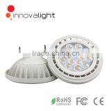 INNOVILIGHT Aluminum and Plastic 15w Smd 45 Degree 12v G53 Led Ar111