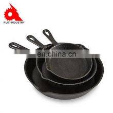 Cast Iron Frying Pans Cookware Set Household Kitchen Cooking Tool thumbnail-3